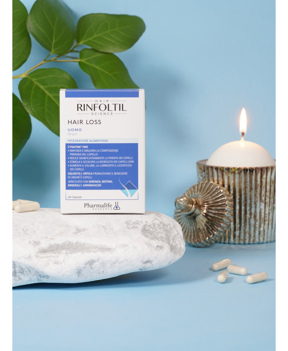 PHARMALIFE - RINFOLTIL HAIR LOSS UOMO - CAPSULE ANTICADUTA - 60 CPS