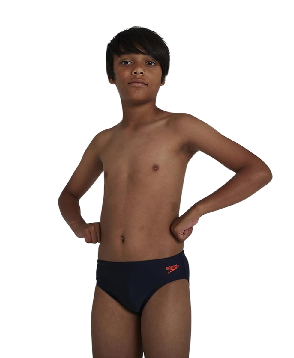 SPEEDO - COSTUME SLIP 6.5 JUNIOR LOGO - 05533G027 - NAVY/RED