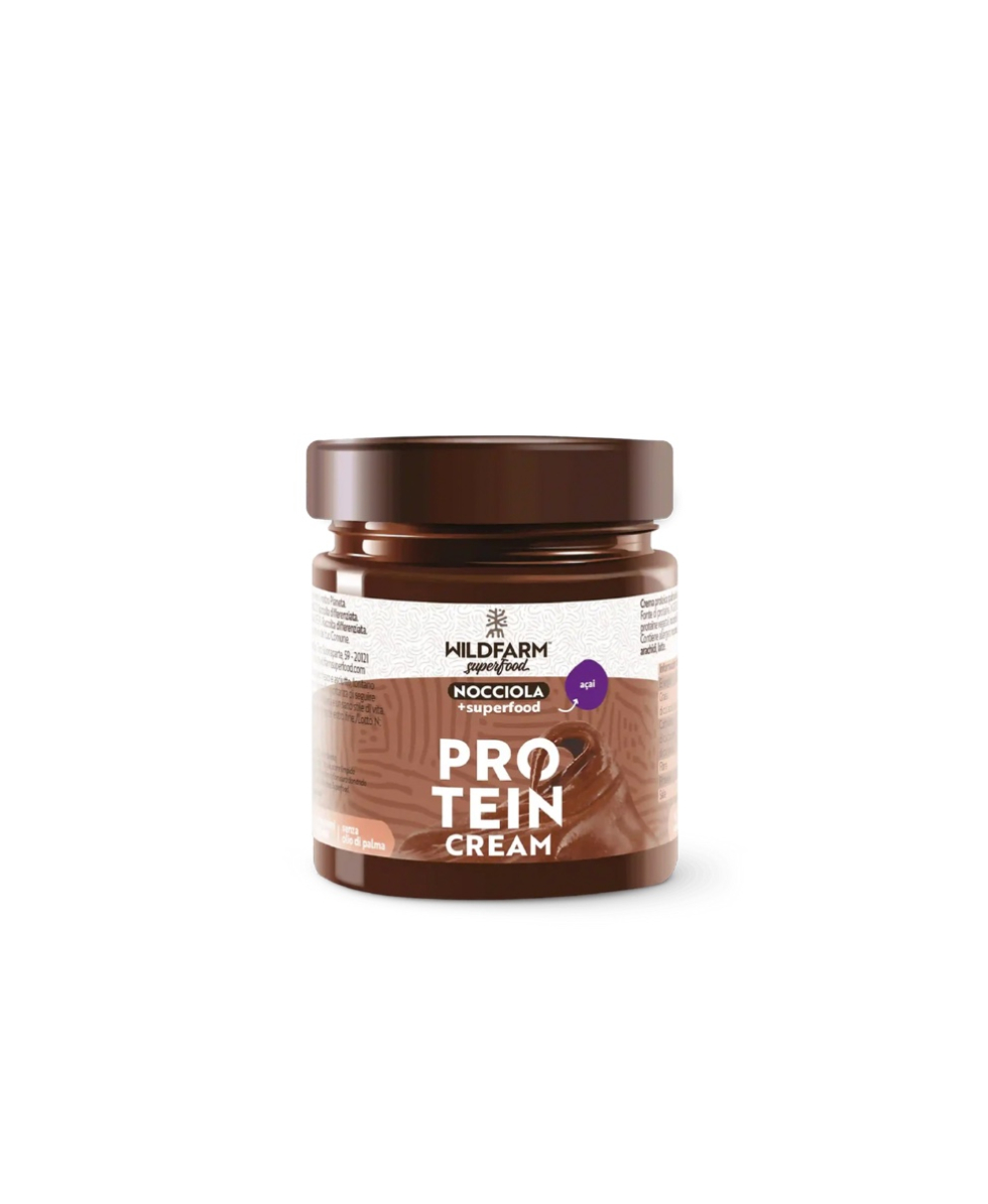 WILDFARM - SUPER PROTEIN CREAM - 180g - HAZELNUT + AÇAI