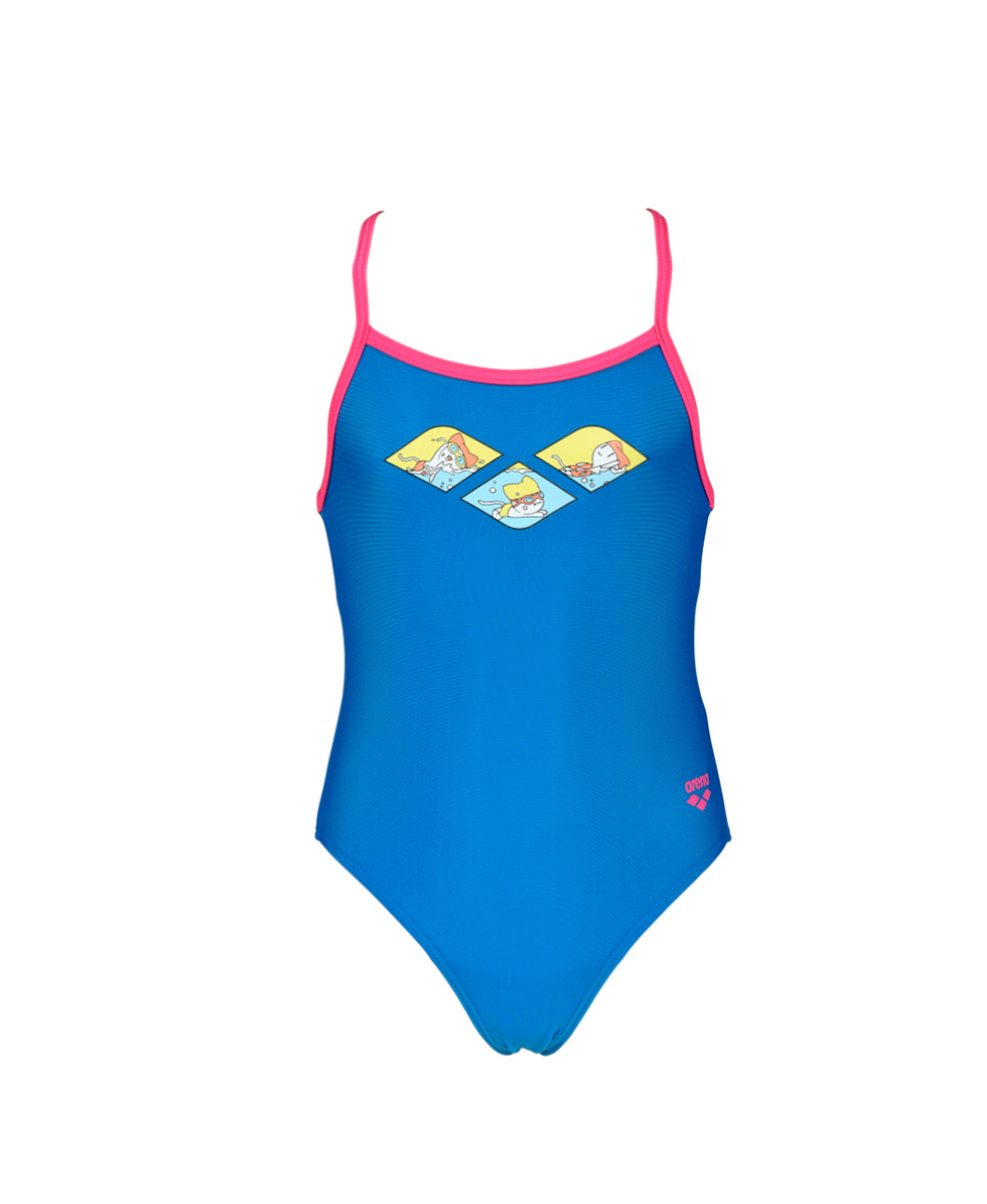 ARENA - COSTUME INTERO BIMBA - TRAINING KIDS - 004861890 - TURQ./FREAK ROSE