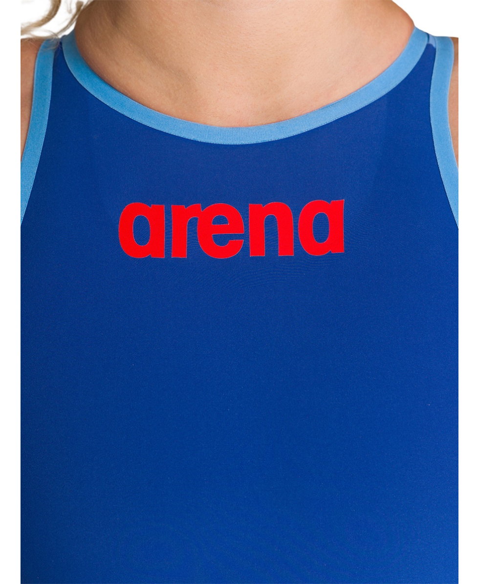 ARENA - WOMAN POWERSKIN R-EVO + FBLLC OPEN WATER - CLOSED BACK - 25109730 - OCEAN BLUE