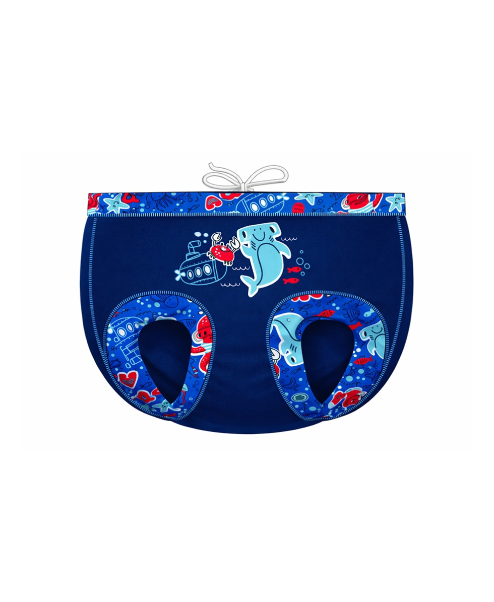 AQUARAPID - COSTUME CONTENITIVO BABY - NAPPYJOY - BLUE