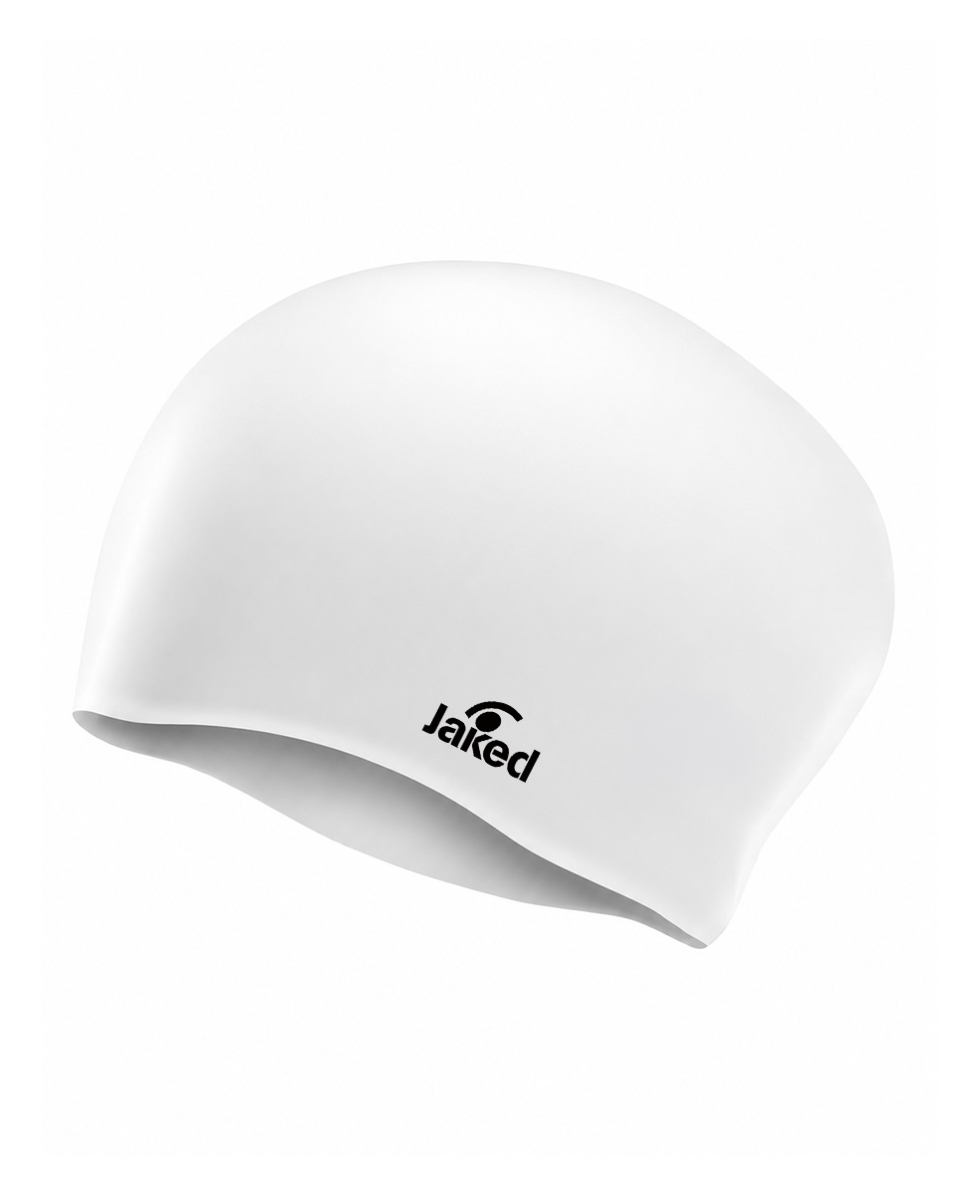 JAKED - CUFFIA SILICONE - LONG HAIR CAP - JKCF7BW01X - WHITE