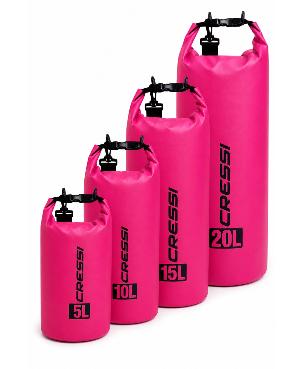 CRESSI - BORSA IMPERMEABILE - DRY BAG - FUCHSIA