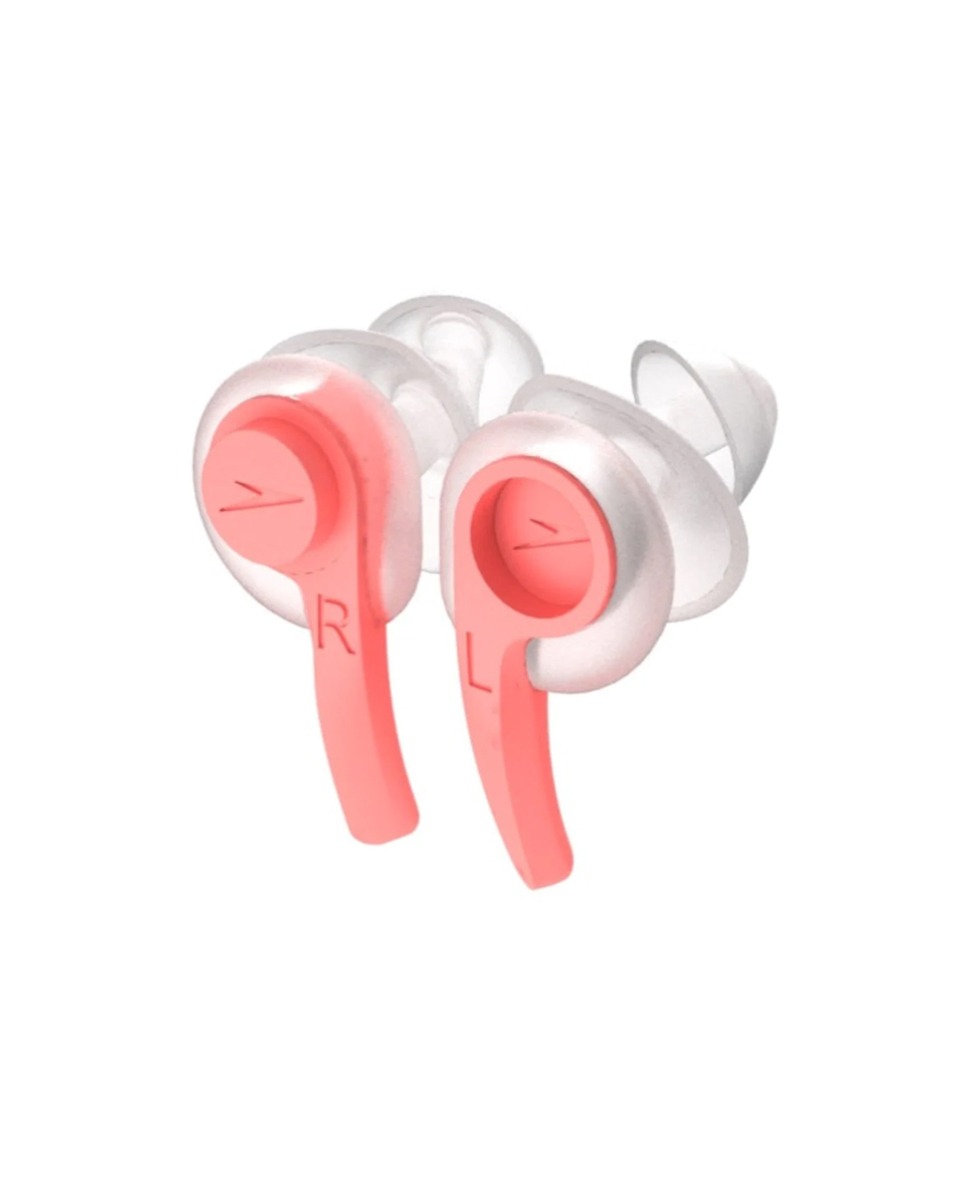 SPEEDO - NEW BIOFUSE EARPLUG - TAPPI ORECCHIE - 00237414492 - CLEAR/FLUO TANGERINE - A