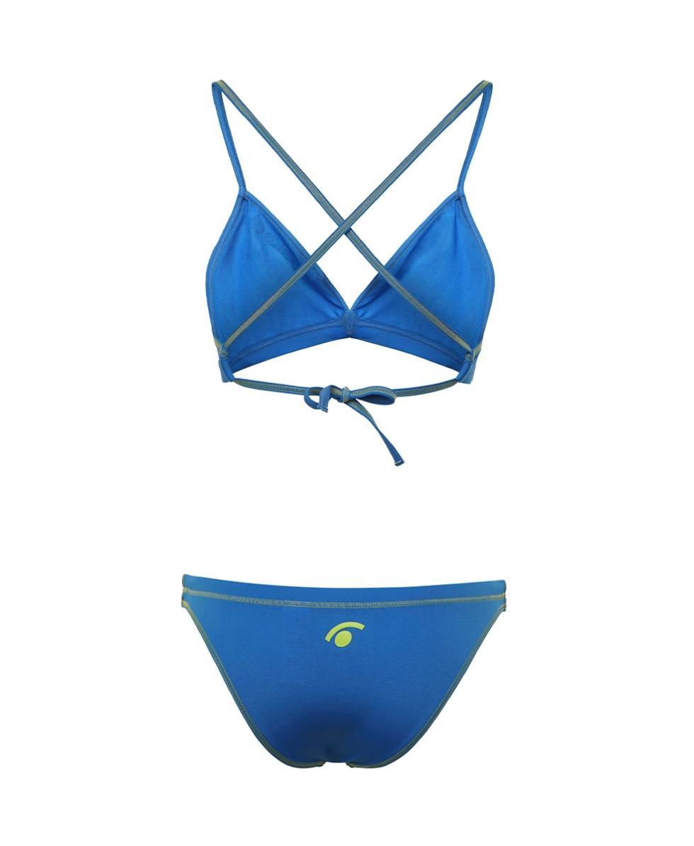 JAKED - COSTUME DUE PEZZI MILANO - JWNUD05006 - ROYAL/YELLOW