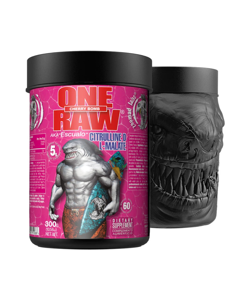 ZOOMAD LABS - ONE RAW L-CITRULLINE MALATE - 300g - CHERRY BOMB