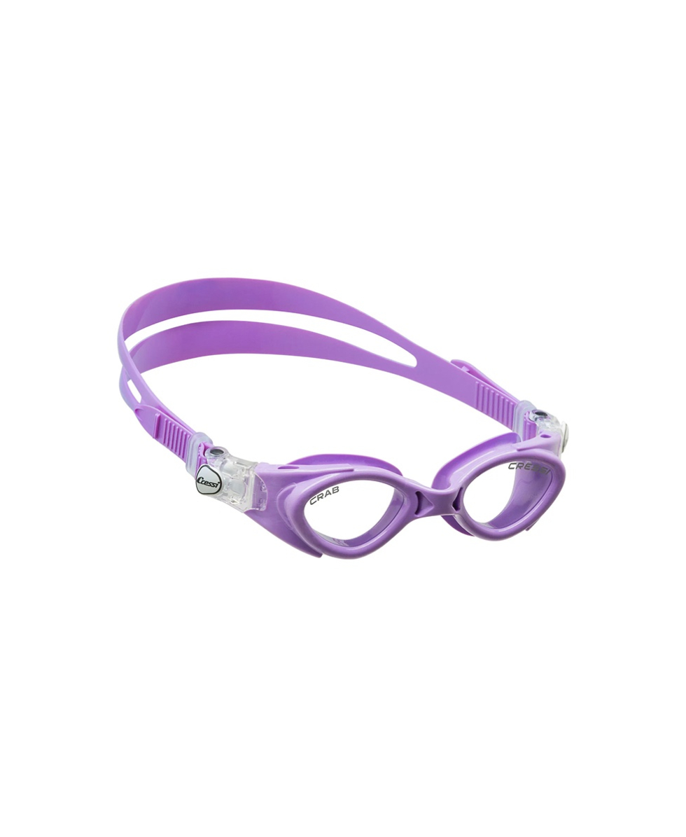 CRESSI - OCCHIALINO BAMBINO - CRAB KIDS - 3/6 ANNI - DE203141 - LILAC, CLEAR LENSES