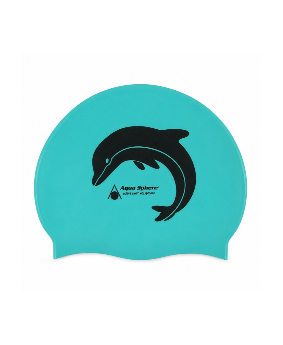 AQUASPHERE - CUFFIA SILICONE IPOALLERGENICO - JUNIOR - 945800 - TURQ.