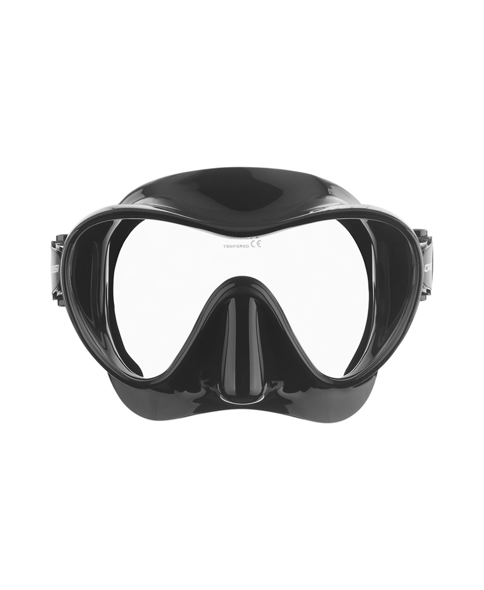 CRESSI - MASCHERA FRAMELESS DA SNORKELING - F1 - ZDN282150 - BLACK/CLEAR