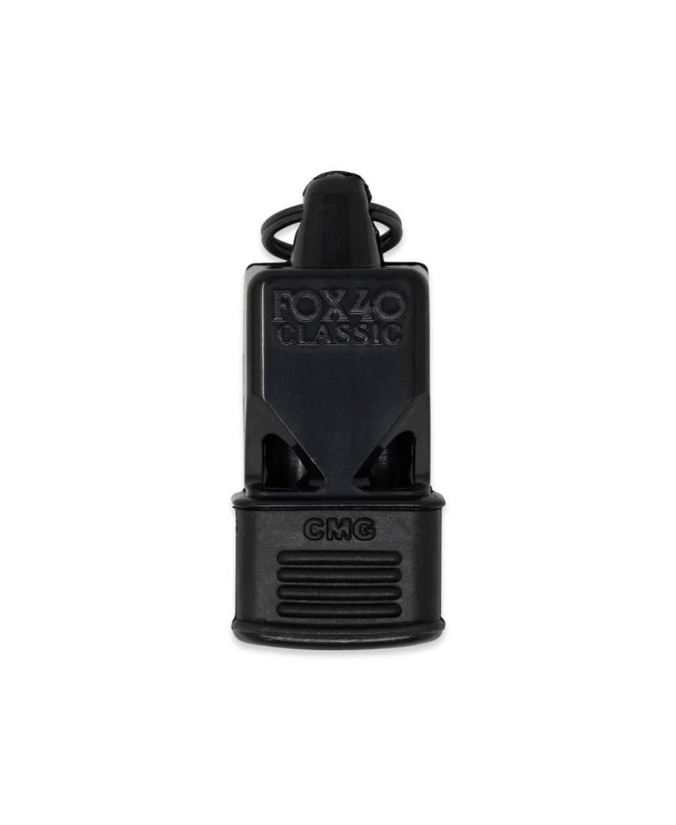 FOX 40 - FISCHIETTO REGOLAMENTARE - CLASSIC CMG CON CORDINO - 9603-0008 - BLACK