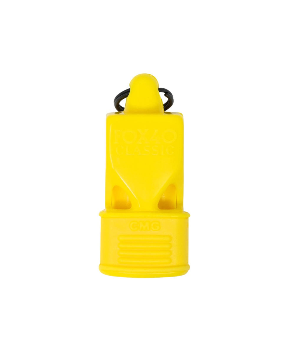 FOX 40 - FISCHIETTO REGOLAMENTARE - CLASSIC CMG CON CORDINO - 9603-0208 - YELLOW