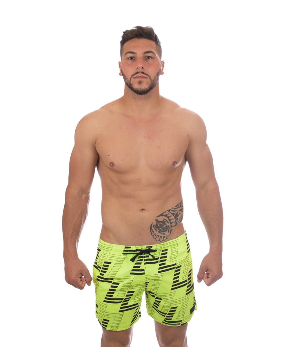 EMPORIO ARMANI - COSTUME SHORT - 902000 7P744 05860 - FLUO YELLOW - SWIMWEAR