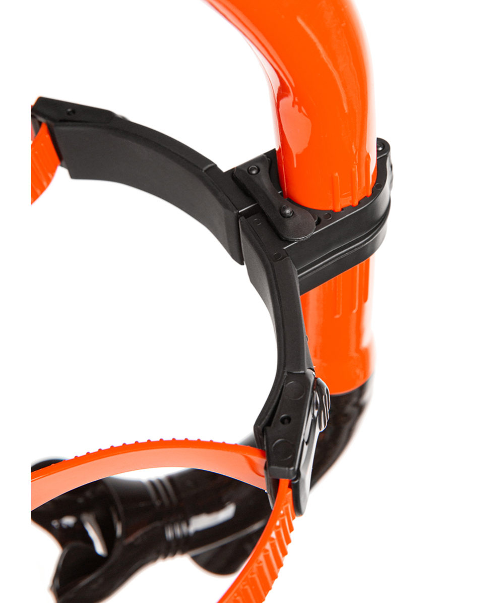 MAD WAVE - RESPIRATORE FRONTALE -  PRO SNORKEL - M077301005W - ORANGE