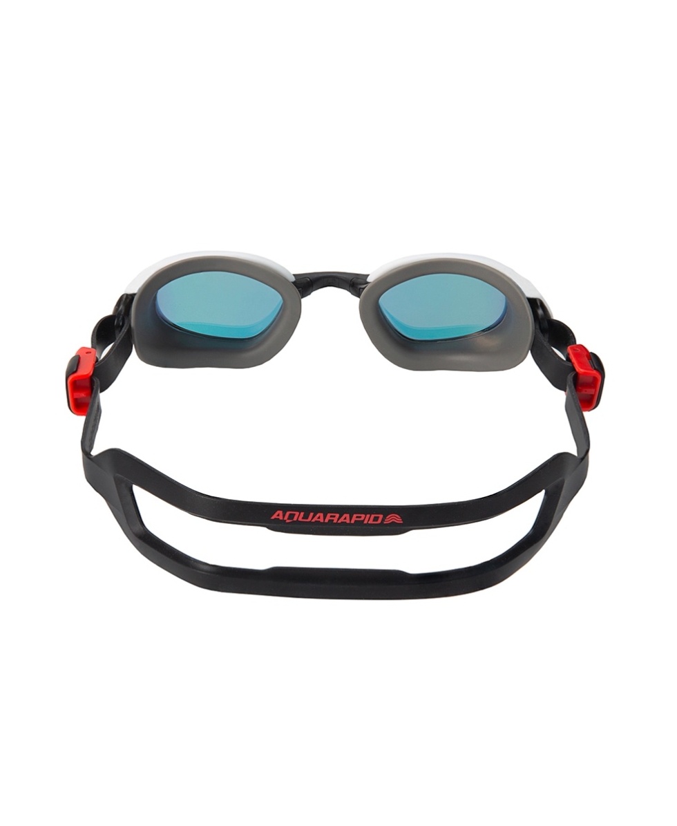 AQUARAPID - OCCHIALINO RUSH - WHITE/BLACK, GOLD LENS