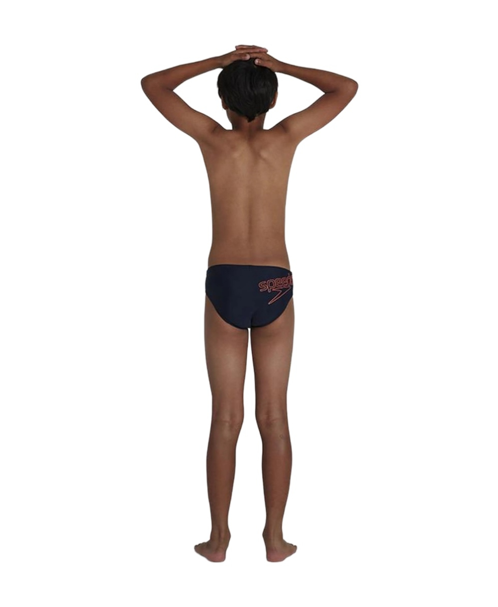 SPEEDO - COSTUME SLIP 6.5 JUNIOR LOGO - 05533G027 - NAVY/RED