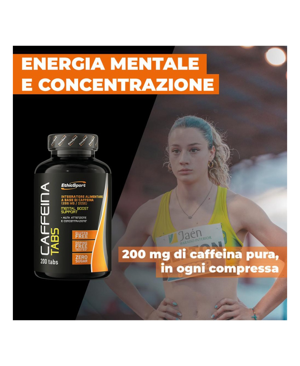 ETHIC SPORT - CAFFEINA TABS - 200 TABS