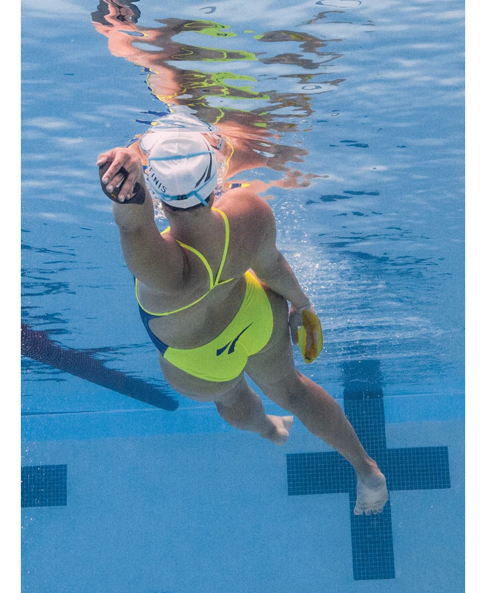 FINIS - PALLETTE TECNICHE - ISO PADDLES - 1.05.033 - BLACK/YELLOW 