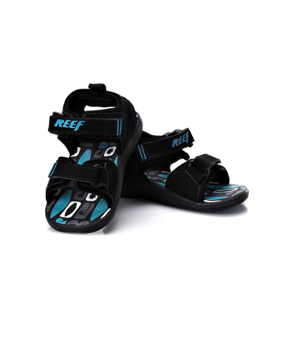 REEF - SANDALO JUNIOR - SAN-PIPER - BKU - BLACK/BLUE - 2358