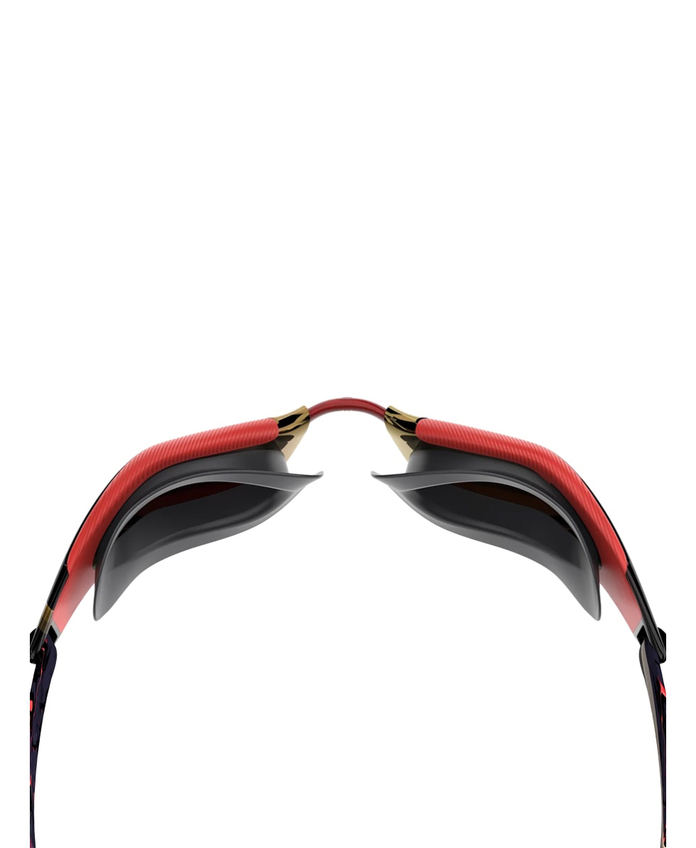 SPEEDO - OCCHIALINO FASTSKIN HYPER ELITE MIRROR - 8-12818007 - SMOKE/RED
