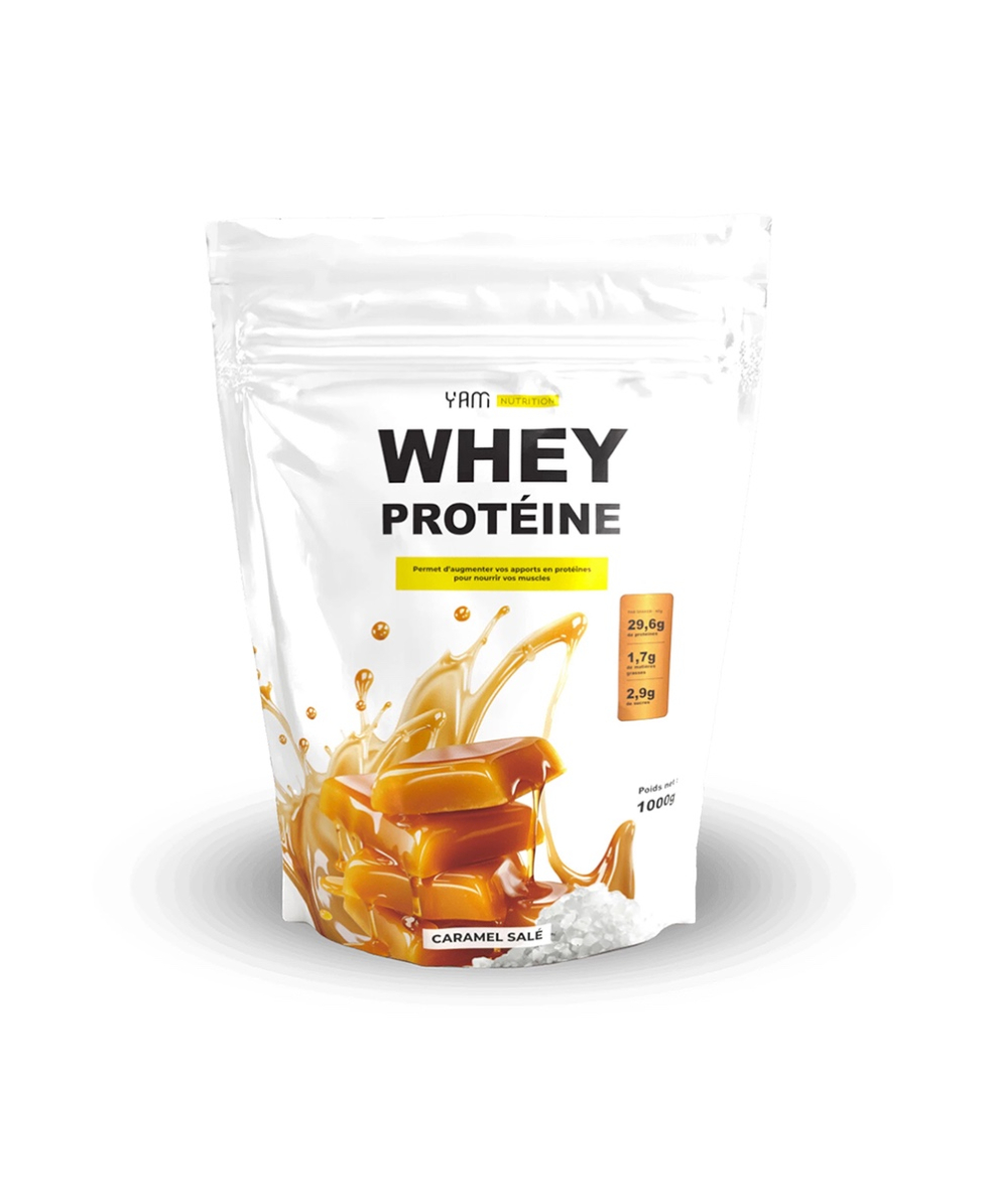 YAM NUTRITION - WHEY PROTEIN - 1000g - SALTED CARAMEL