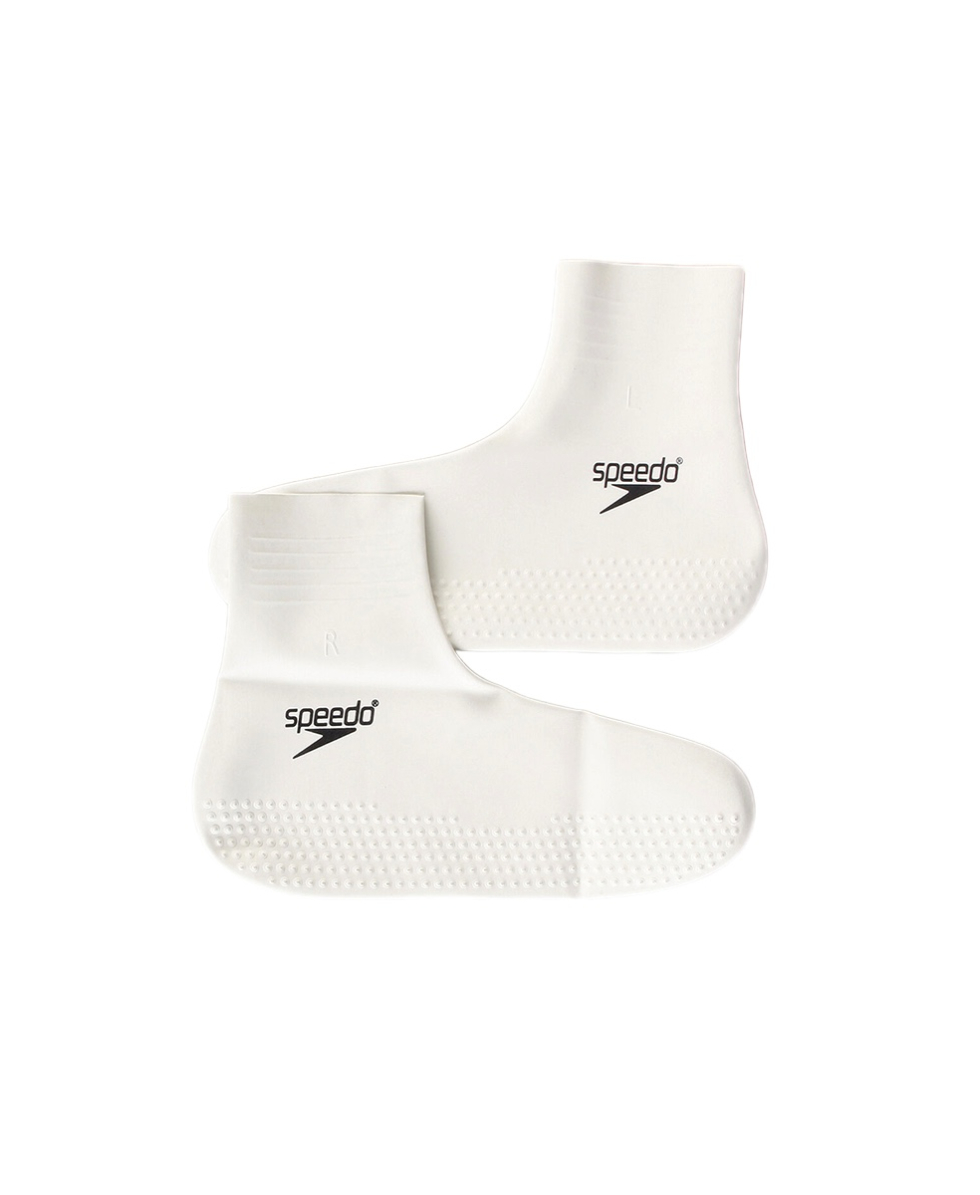 SPEEDO - CALZARI AQUAGYM UNISEX - LATEX SOCKS  - WHITE - 709302144