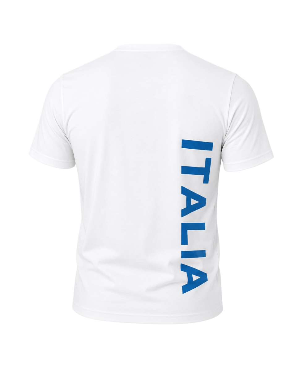 JAKED - T-SHIRT ITALIA UNISEX M/C - BIANCA - JIMAS99001