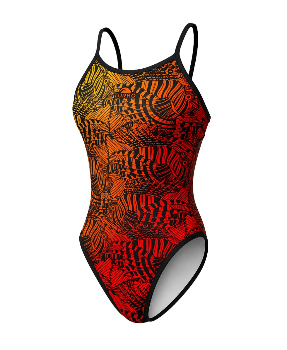 TURBO - COSTUME INTERO REVOLUTION - FLU GRADIENT FISH - 83156630/0009 - BLACK