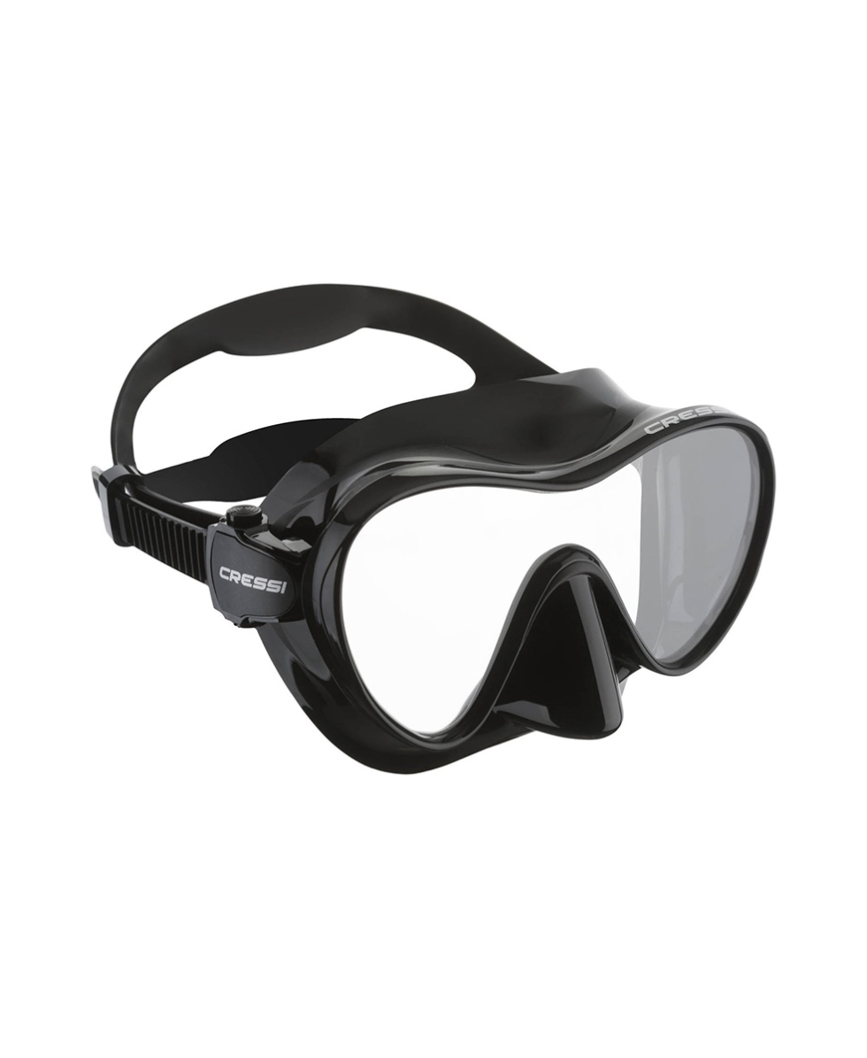 CRESSI - MASCHERA FRAMELESS DA SNORKELING - F1 - ZDN282150 - BLACK/CLEAR