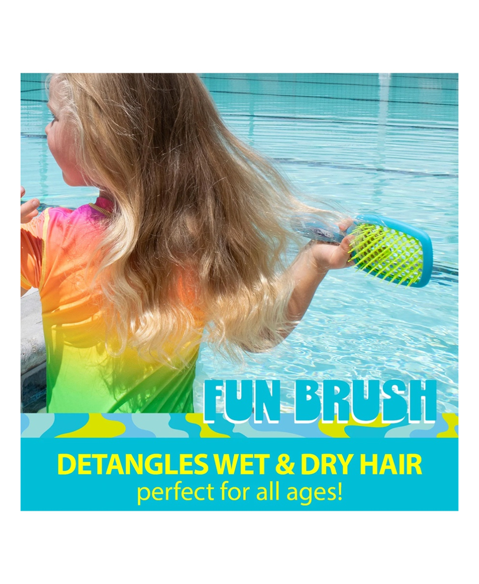 TRISWIM - SPAZZOLA DISTRICANTE E MASSAGGIANTE - FUN BRUSH FOR WET OR DRY HAIR