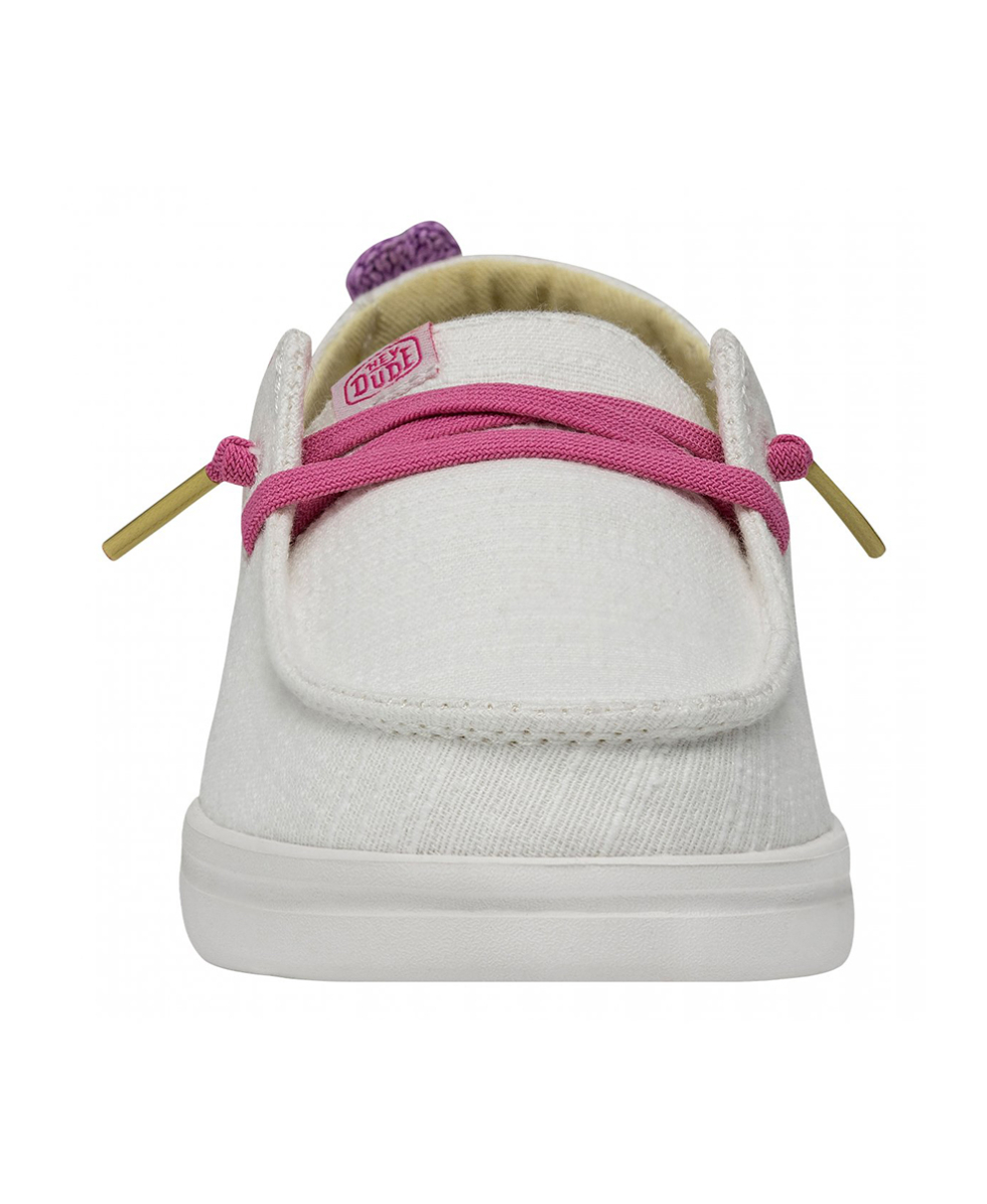 DUDE - SCARPA BIMBA - WENDY YOUTH RISE - 40107-1JL - CROCHET FLOWER