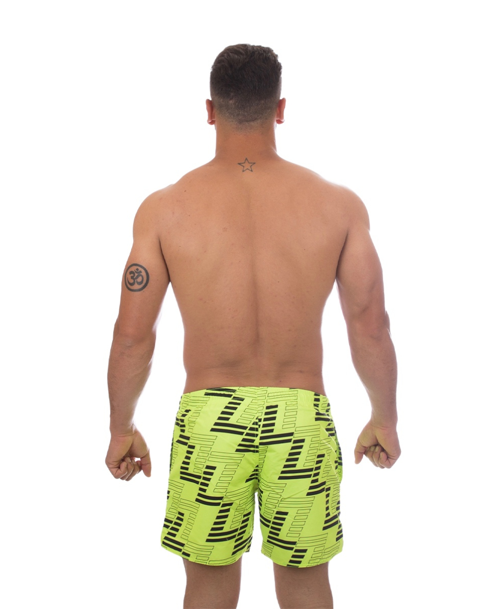 EMPORIO ARMANI - COSTUME SHORT - 902000 7P744 05860 - FLUO YELLOW - SWIMWEAR