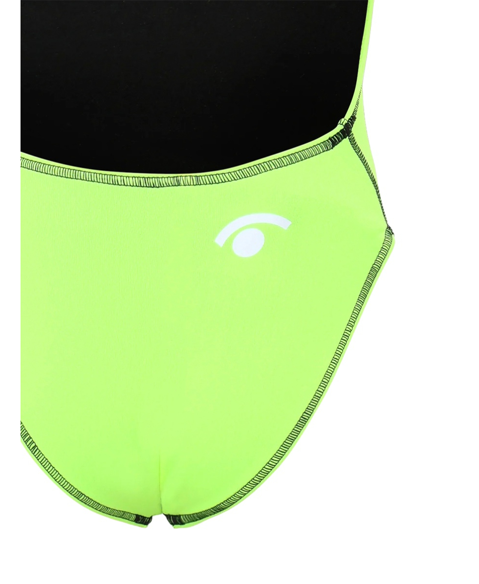 JAKED - COSTUME INTERO JUNIOR MILANO - JWNUA05001 - FLUO YELLOW/BLACK