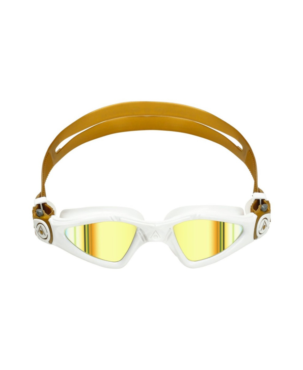 AQUASPHERE - OCCHIALINO KAYENNE SMALL TITANIUM MIRROR - 191.690 - WHITE/GOLD - GOLD LENSES
