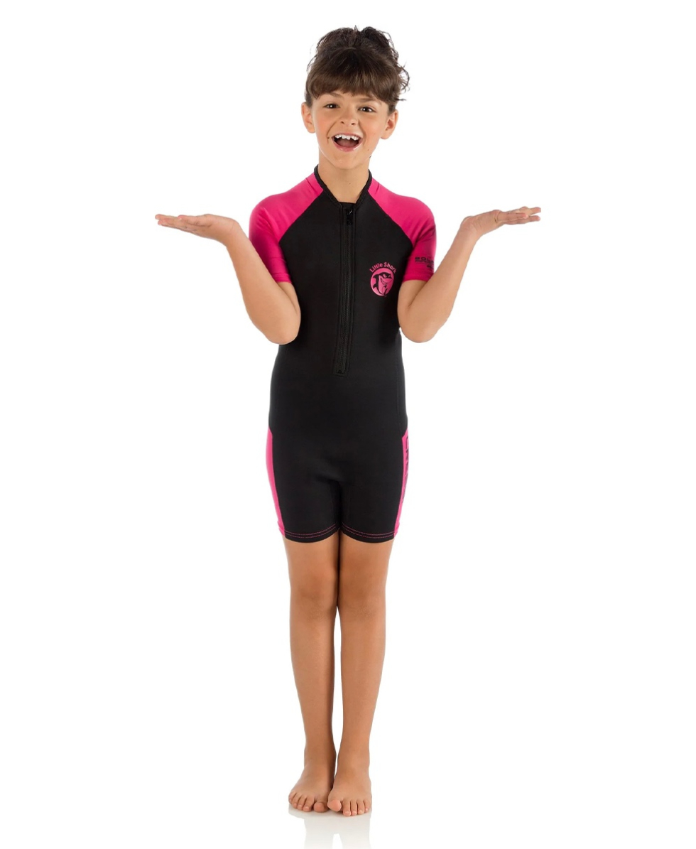 CRESSI - MUTA JUNIOR - LITTLE SHARK - 2mm - BLACK/PINK