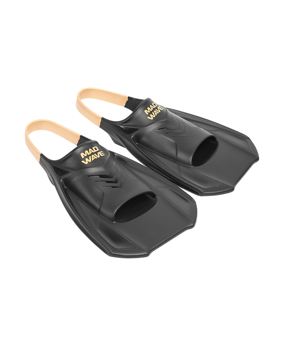 MAD WAVE - PINNE OPEN HEEL TRAINING - M074908601W - BLACK/GOLD