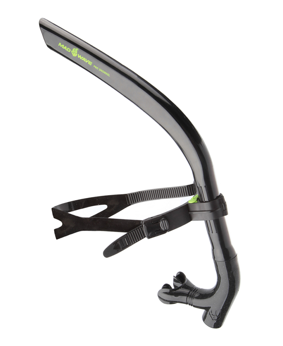 MAD WAVE - RESPIRATORE FRONTALE - PRO SNORKEL - M077301001W - BLACK