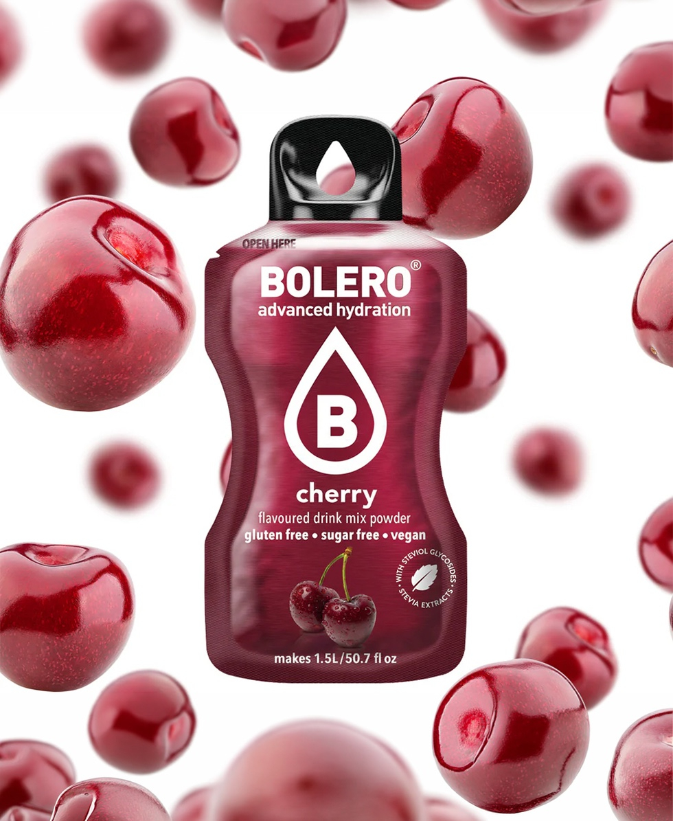 BOLERO - BEVANDA SPORTIVA - STICK MONODOSE - 9g - CHERRY