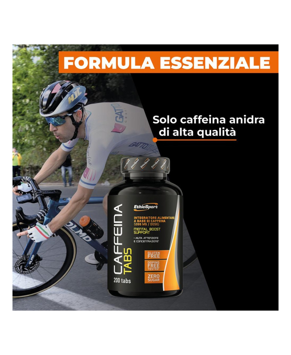 ETHIC SPORT - CAFFEINA TABS - 200 TABS