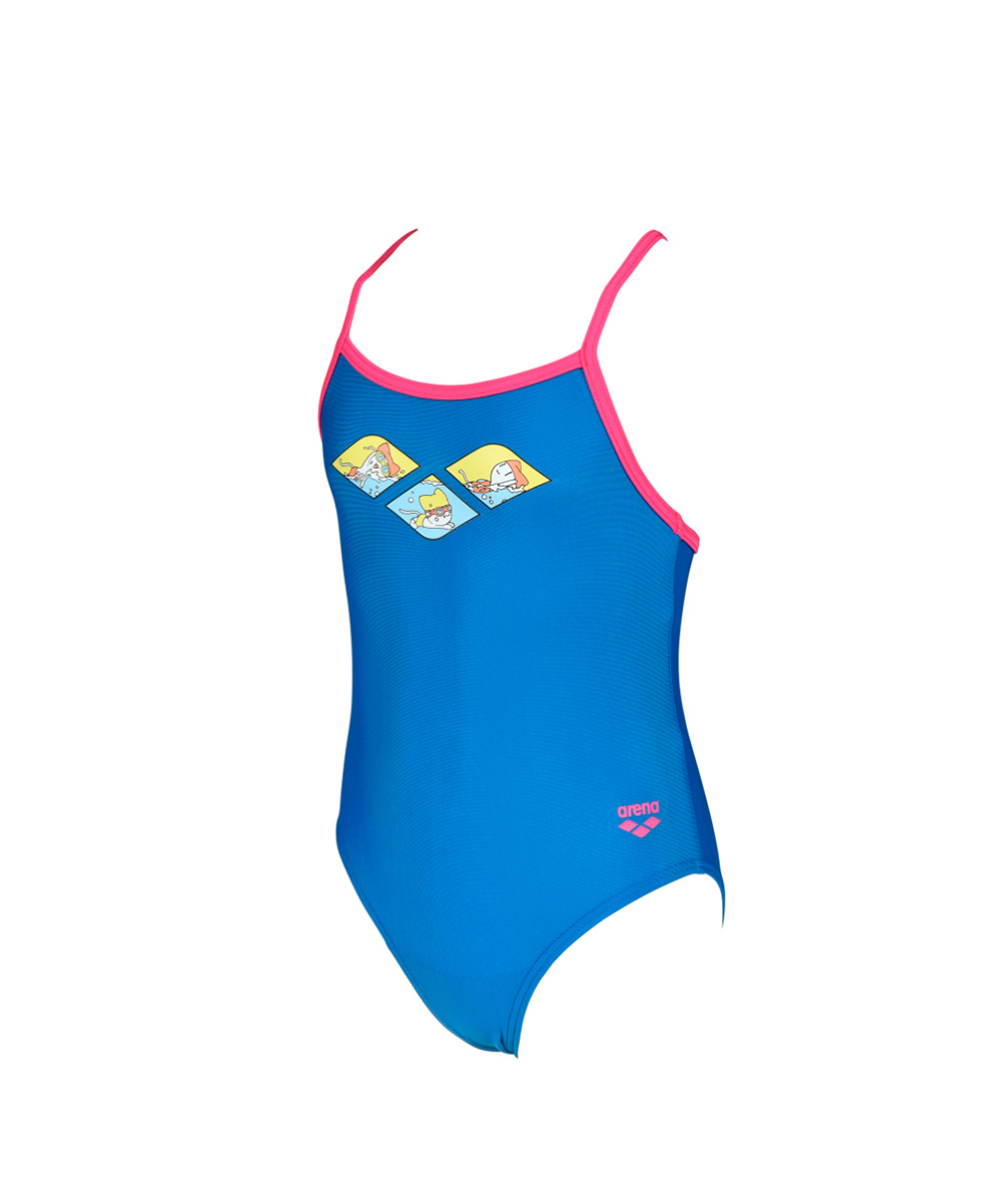 ARENA - COSTUME INTERO BIMBA - TRAINING KIDS - 004861890 - TURQ./FREAK ROSE