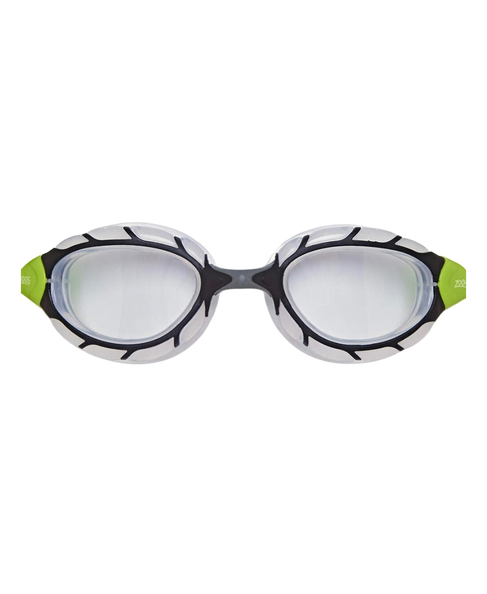 ZOGGS - OCCHIALINO PREDATOR REGULAR - 461037 - BLACK/GREEN, CLEAR LENSES