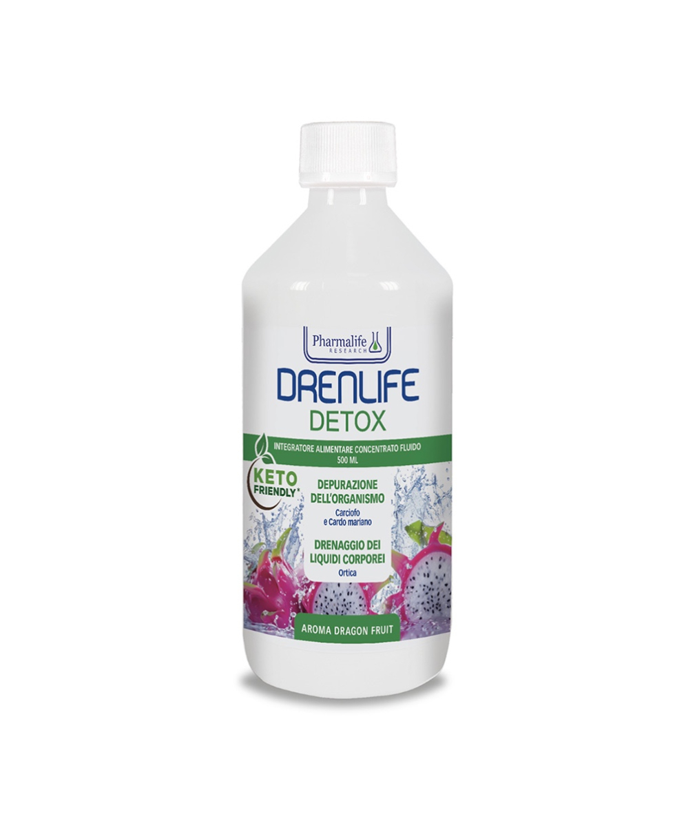 PHARMALIFE - DRENANTE - DRENLIFE DETOX - 500ml - DRANGON FRUIT