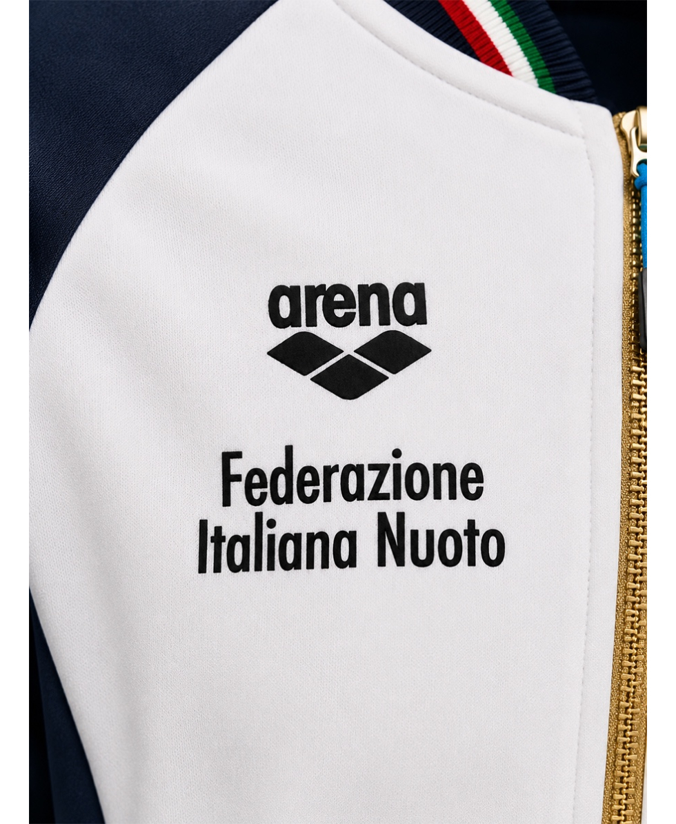 ARENA - GIACCA ZIP - FIN JACKET PANEL - 005838719 - NAVY/WHITE/ROYAL LEN