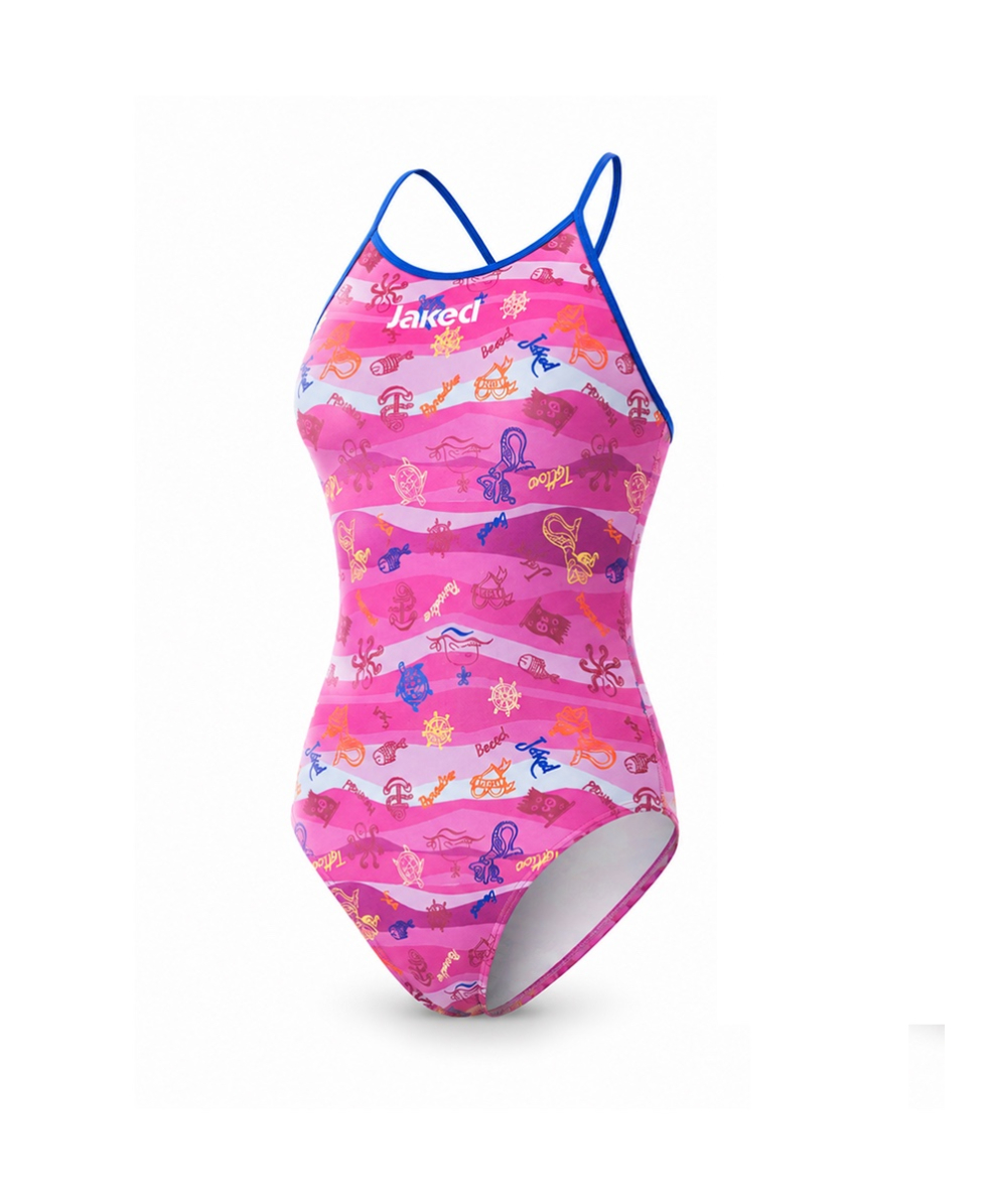 JAKED - COSTUME INTERO JR - WAVES - JCOOA09003 - PINK