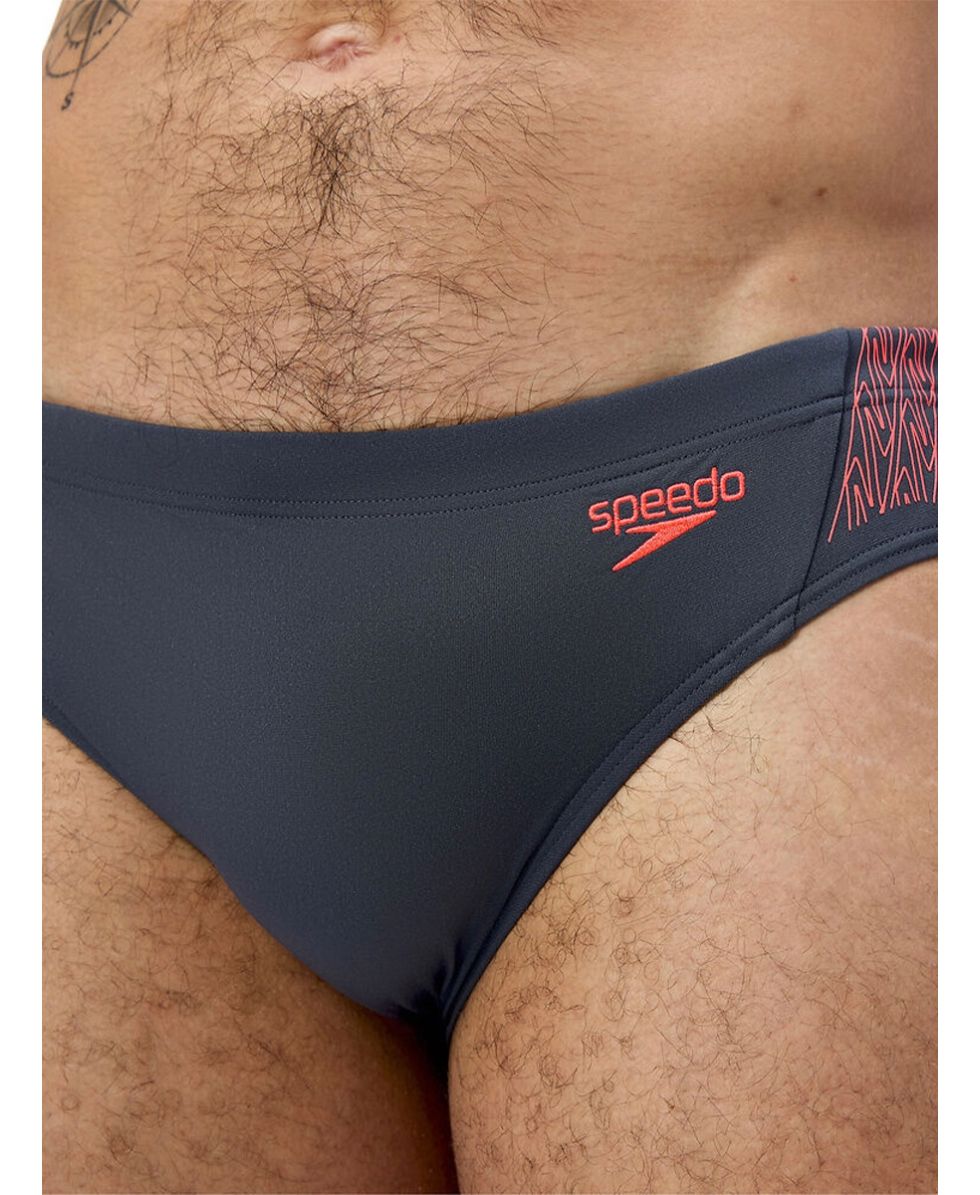 SPEEDO - COSTUME SLIP - HYPER BLOOM SPLICE BRIEF 7 cm - 00301718663 - NEON CORAL