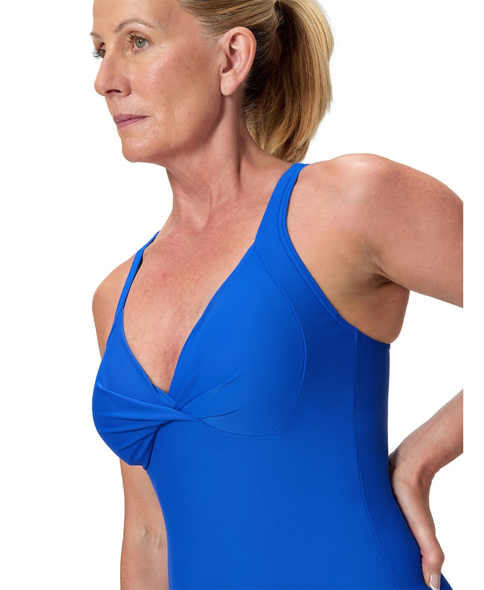 SPEEDO - COSTUME INTERO - SHAPING CROSS KNOT - 004028002 - BLUE