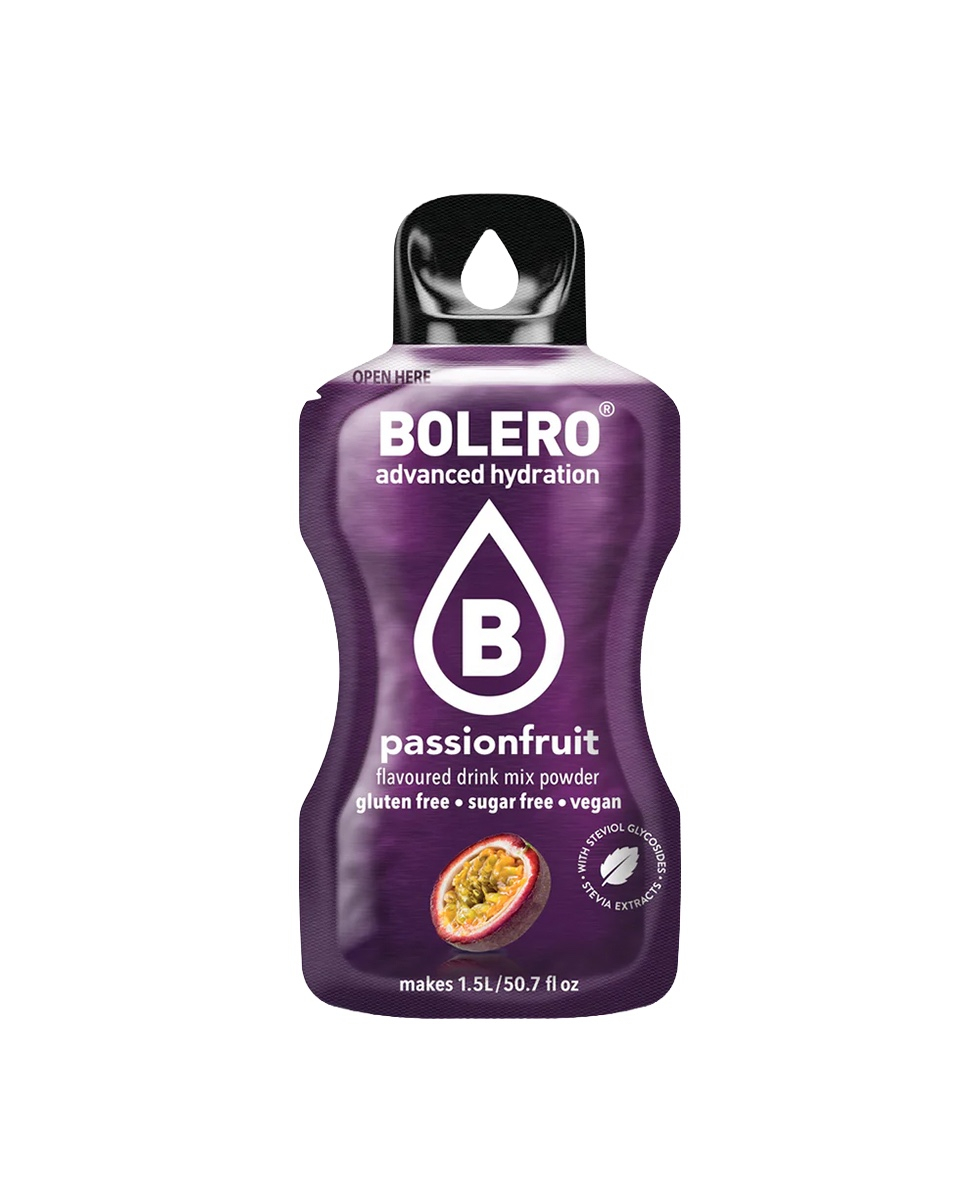 BOLERO - BEVANDA SPORTIVA - STICK MONODOSE - 9g - PASSION FRUIT