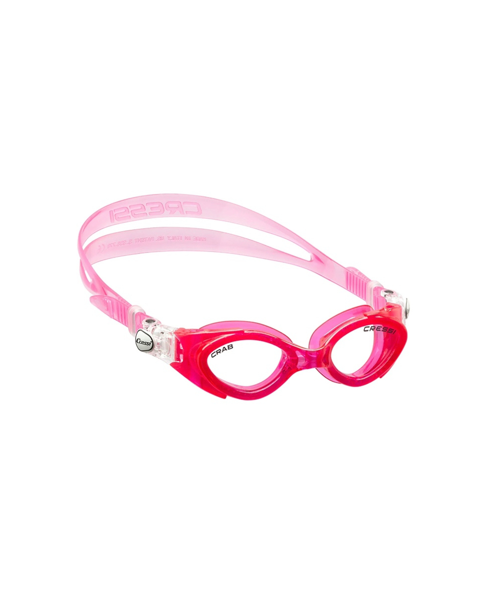 CRESSI - OCCHIALINO BAMBINO - CRAB KIDS - 3/6 ANNI - DE203140 - PINK, CLEAR LENSES