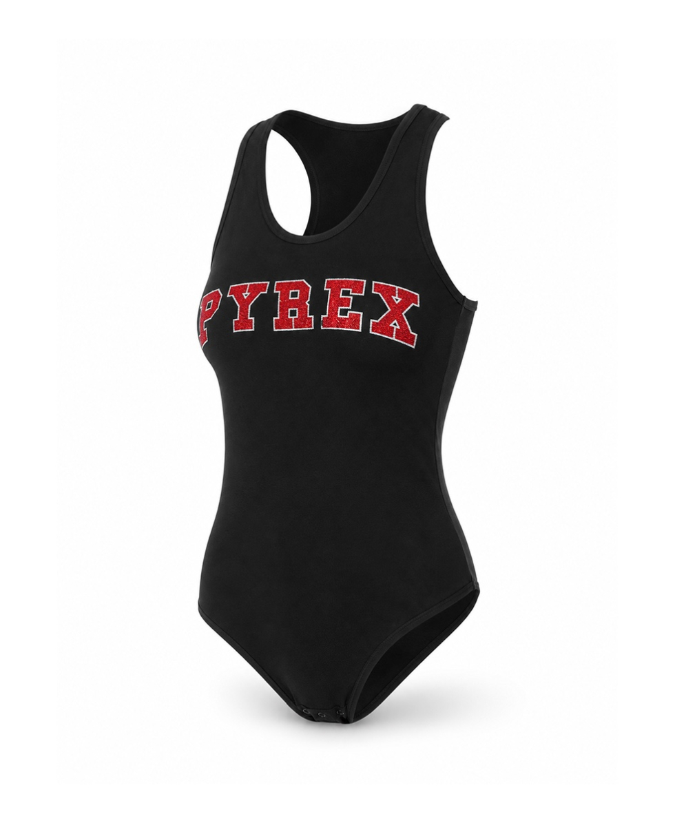 PYREX - BODY GLITTER - 19EPB40025 - BLACK/RED