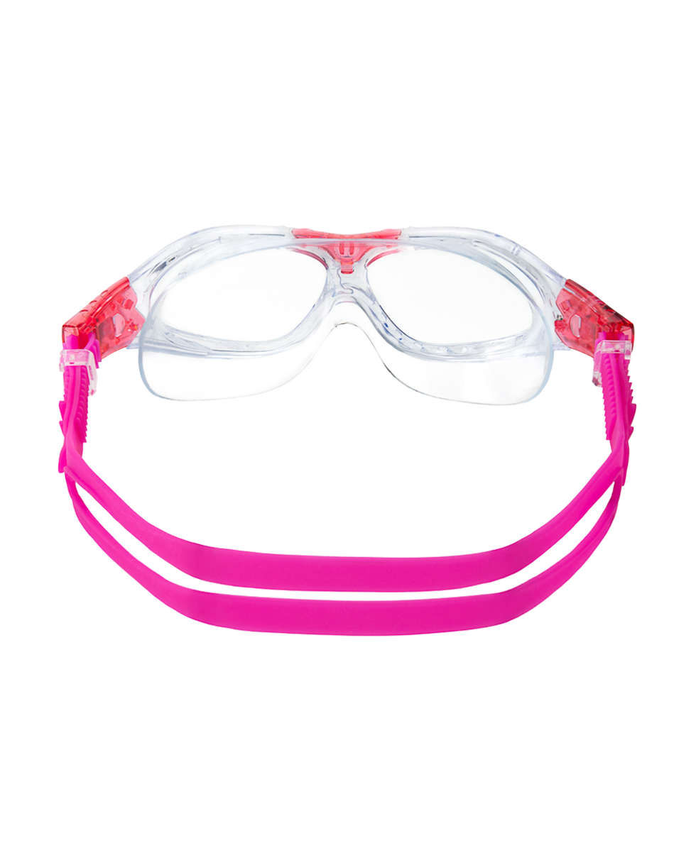 AQUARAPID - MASCHERA DA NUOTO JUNIOR - MARLIN JR - CLEAR/FUCHSIA